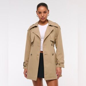 Abercrombie Mid Length Trench Coat